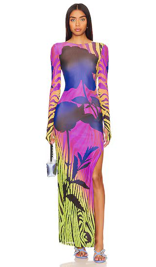 Nettie Dress in Zebra Rose | Revolve Clothing (Global)