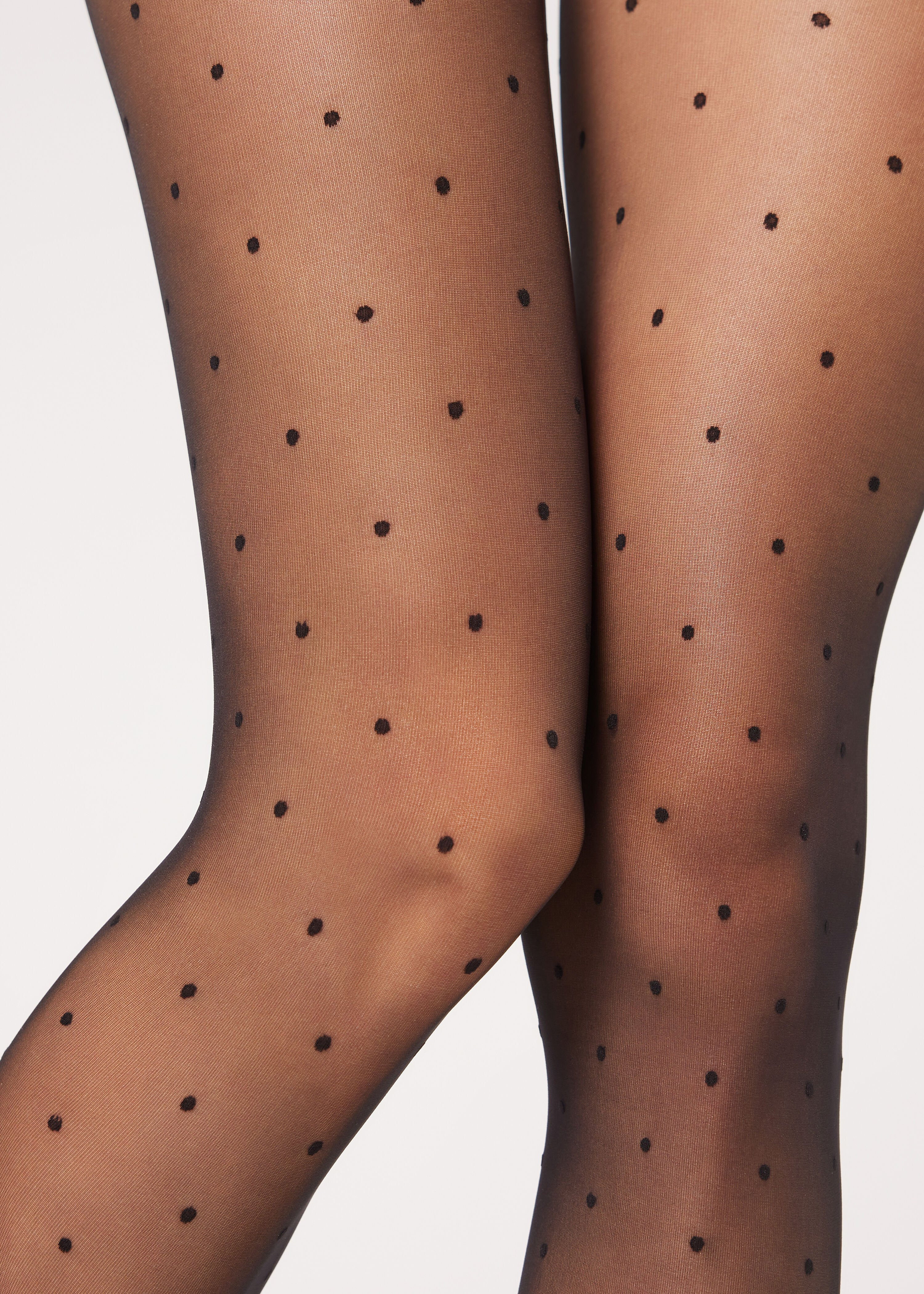 Sheer polka dot tights - Patterned tights - Calzedonia | Calzedonia US