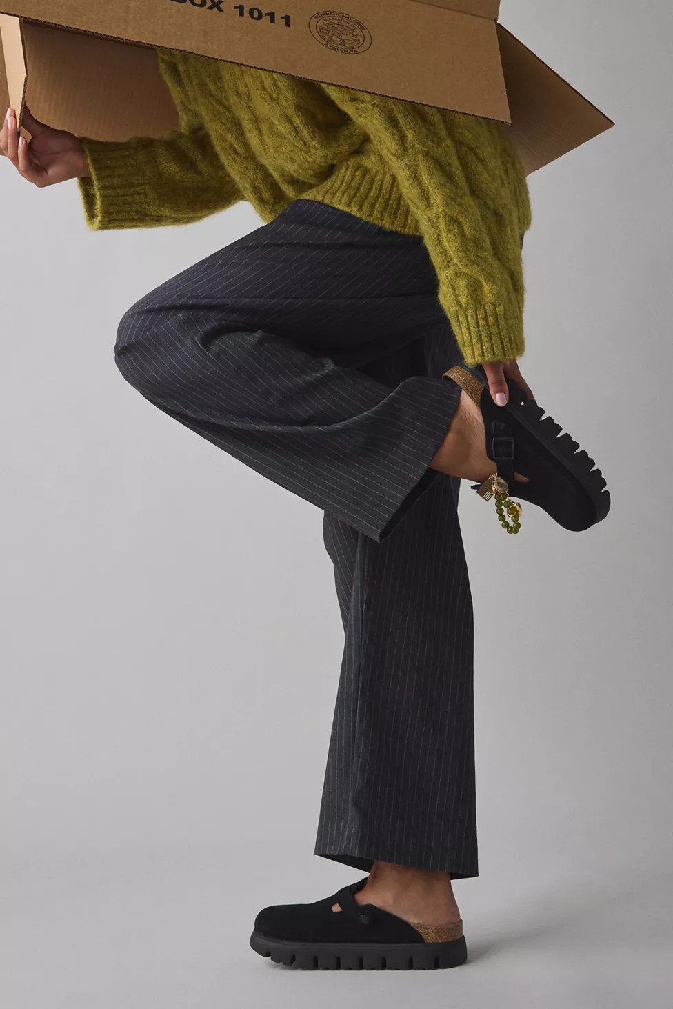 Birkenstock Papillio Boston Chunky Suede Clog | Urban Outfitters (US and RoW)