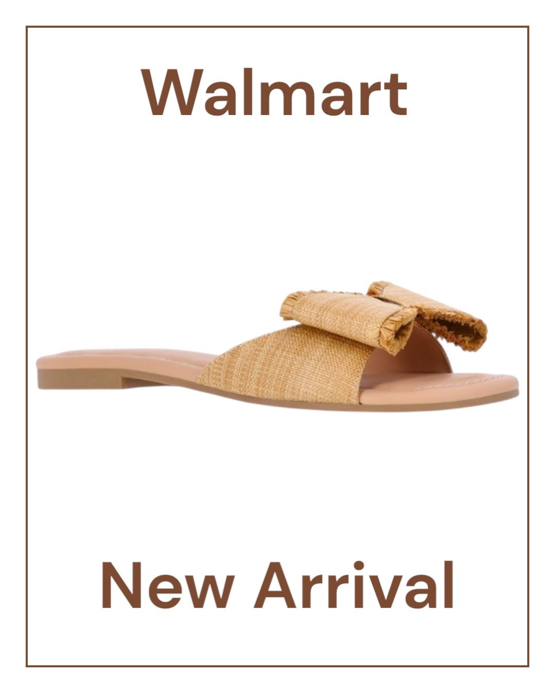 Walmart Ratan bow sandal for summer. 
#walmartfashion
#sandals
#bowsandals