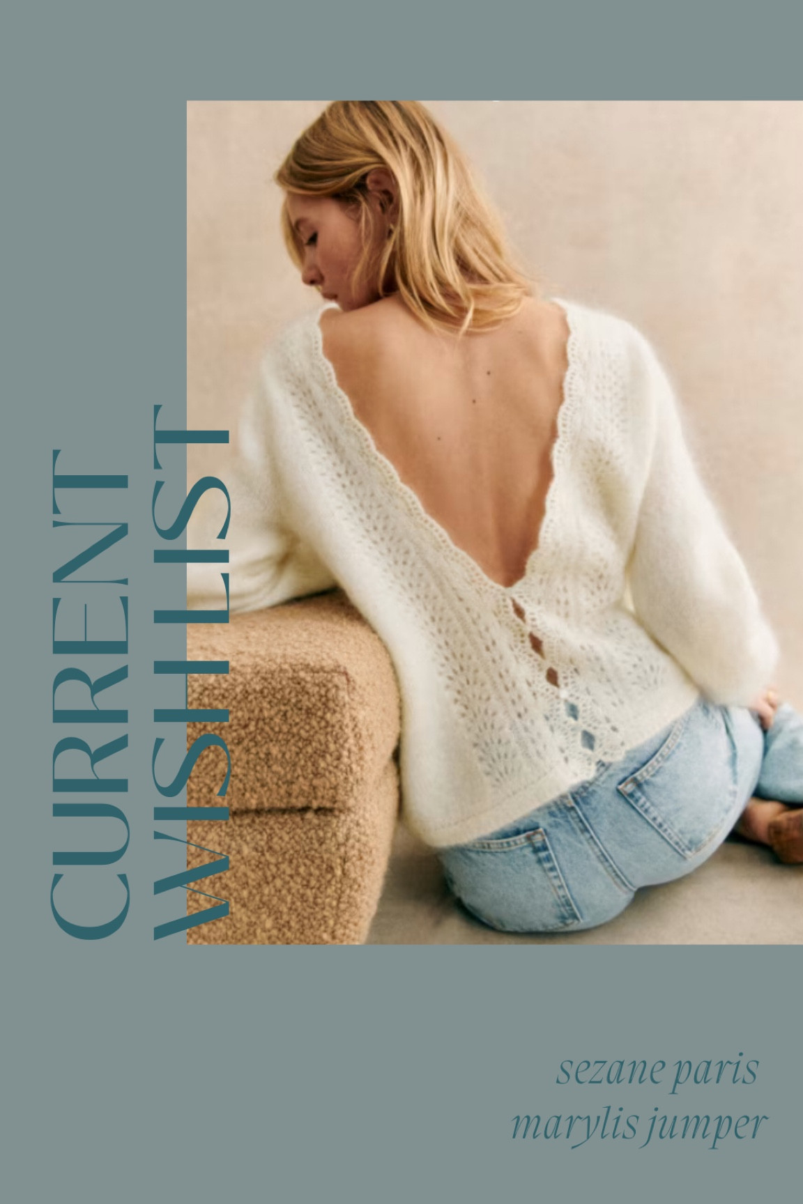 Look at the back detail! I love the femininity and intricacy of this sezane sweater! 
#feminine #sweater #cardigan #detail #buttons #cream #jumper #knot #wear #chic #classic #traditional #coquet

#LTKSeasonal #LTKstyletip #LTKGiftGuide