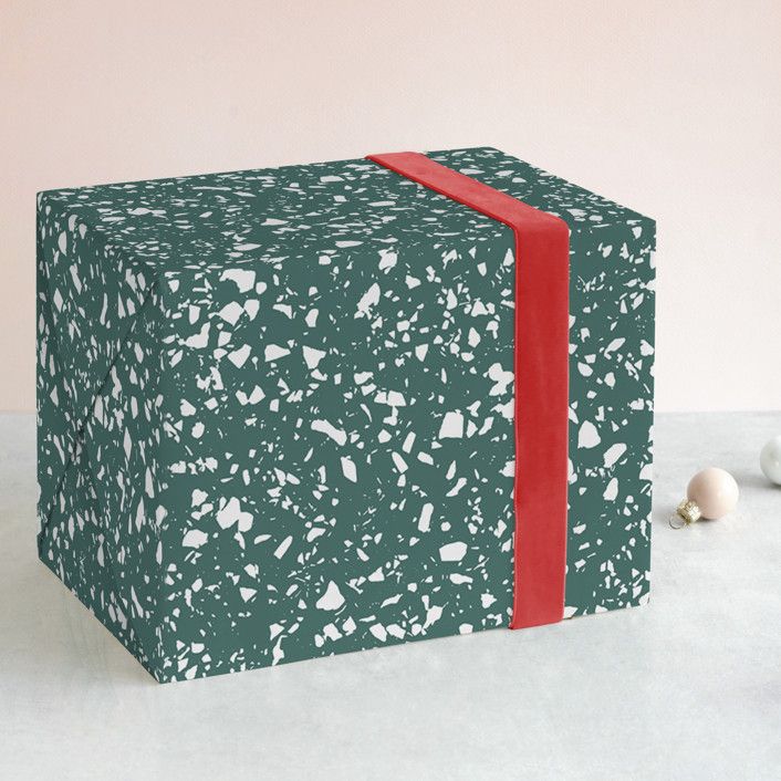 Christmas Terrazzo Wrapping Paper | Minted