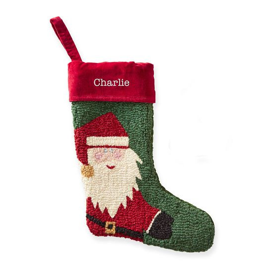 Hand Hooked Stocking | Mark and Graham