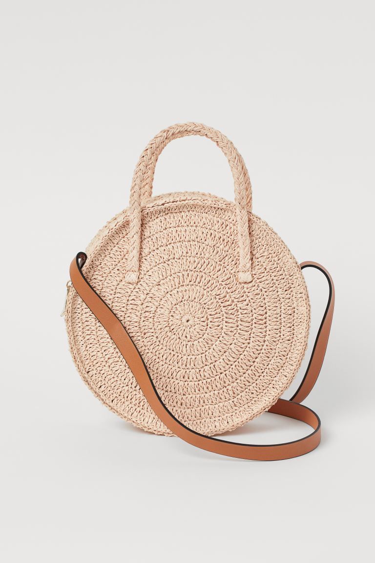 Round straw bag | H&M (UK, MY, IN, SG, PH, TW, HK)