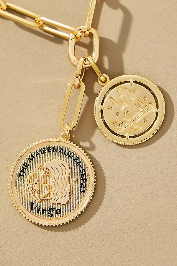 Zodiac Coin Necklace | Anthropologie (US)