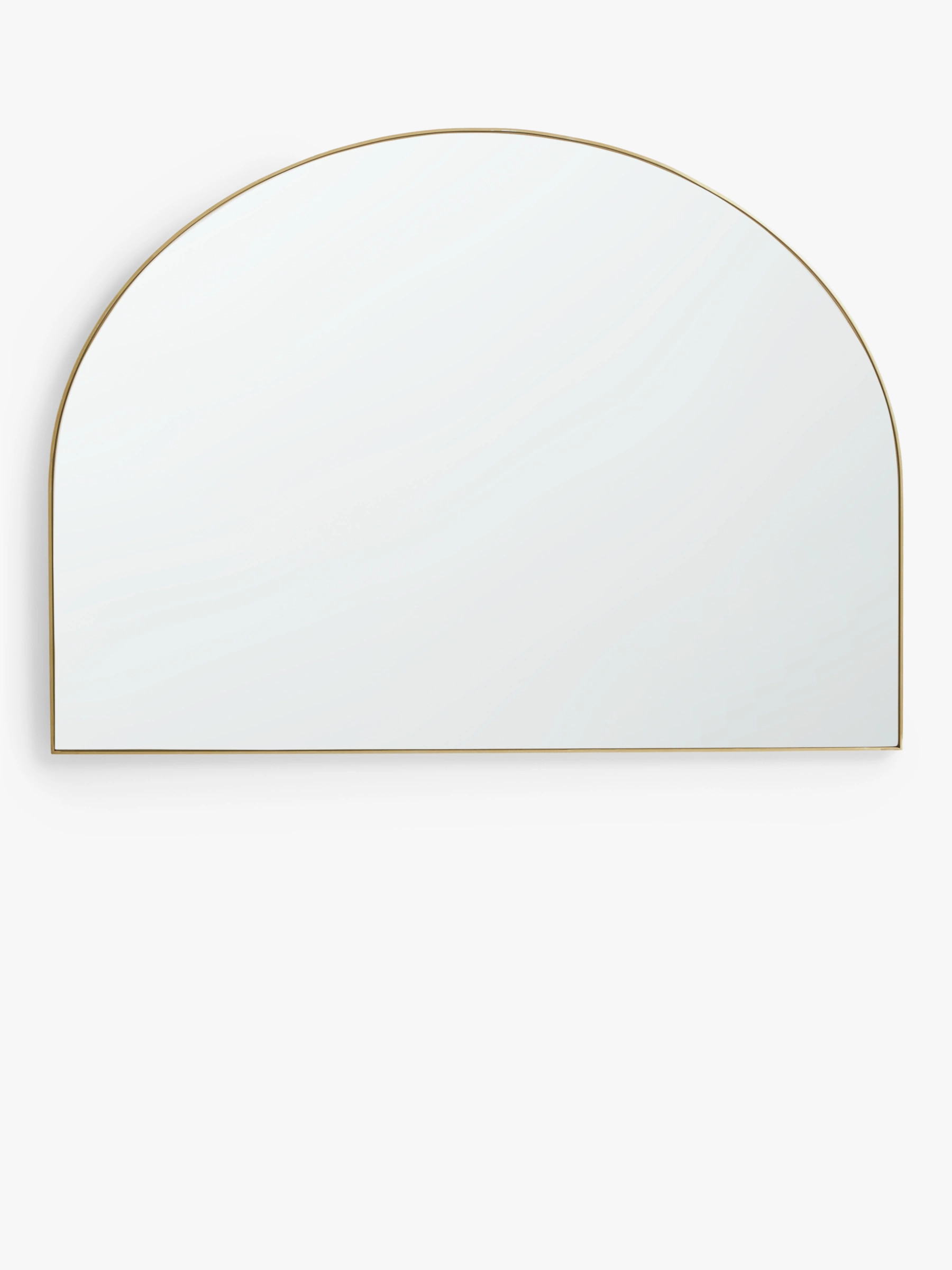 John Lewis Scandi Metal Overmantle Mirror, 76 x 102cm | John Lewis (UK)