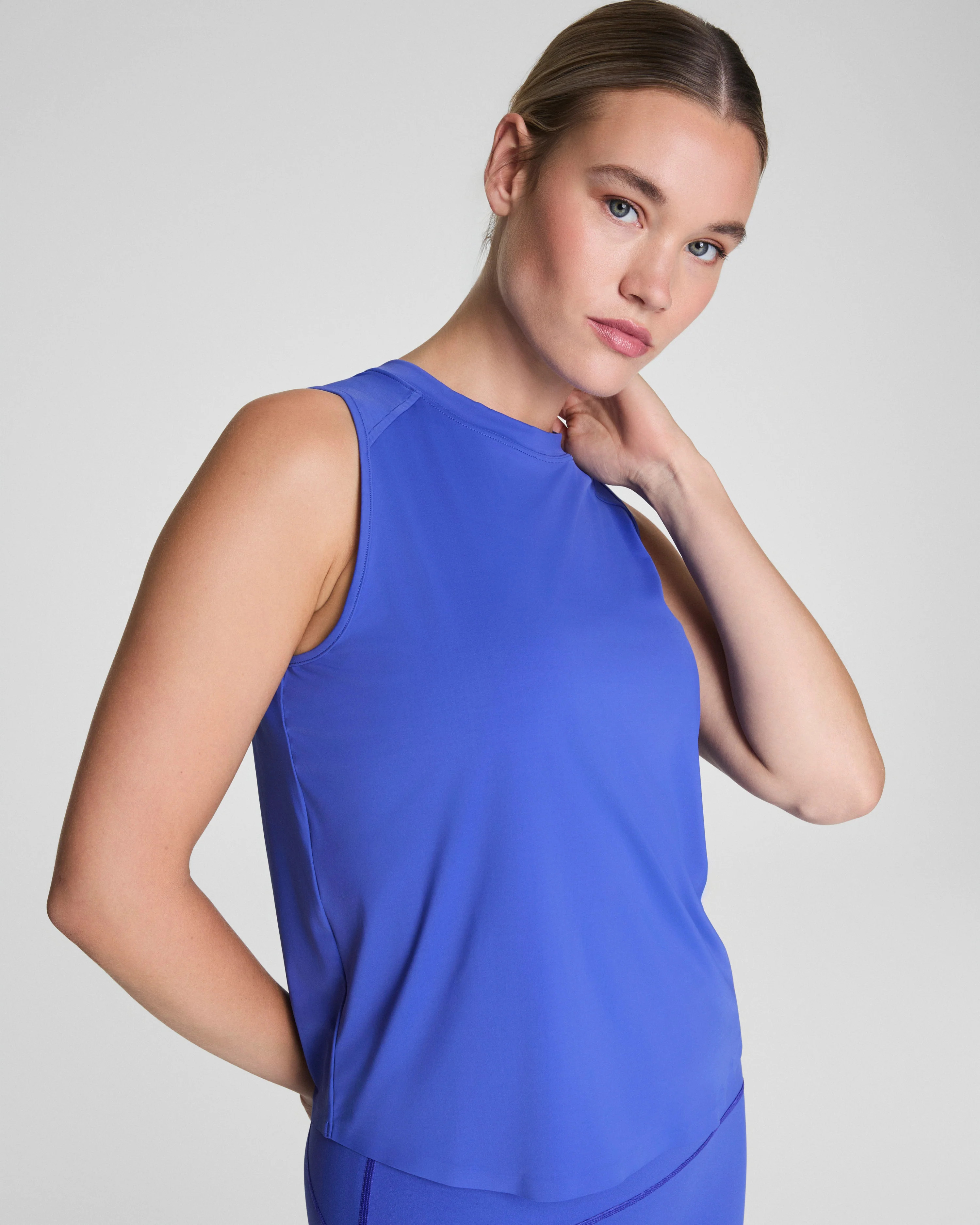 Activate High Neck Workout Tank – Sweat-Wicking Top | SPANX | Spanx