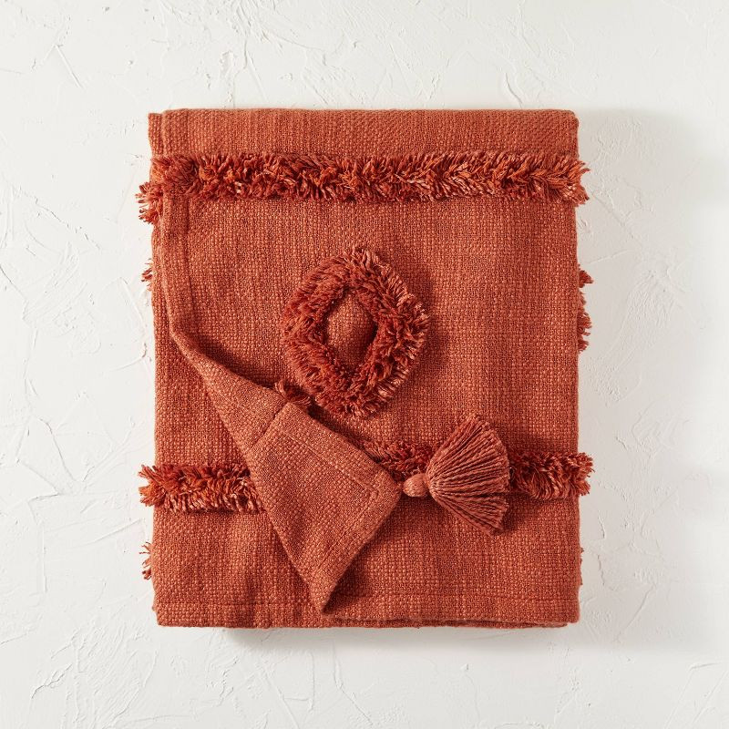 Diamond Pattern Woven Shag Throw Blanket - Opalhouse™ designed with Jungalow™ | Target