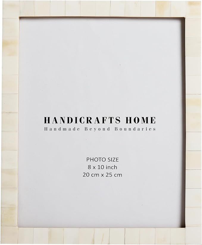 Handicrafts Home 8x10 Picture Frames - Vintage Style Wall Hanging & Desk Decor – Farmhouse Phot... | Amazon (US)
