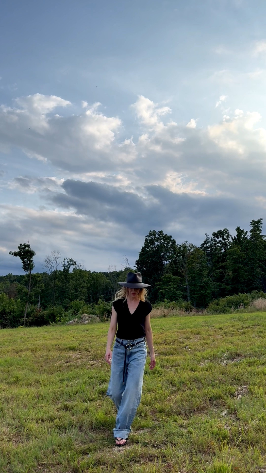 Casual summer outfits over 40, country concert, @Zara cuffed baggy jeans, @Janessa Leone straw hat

#LTKSeasonal #LTKOver40 #LTKSaleAlert