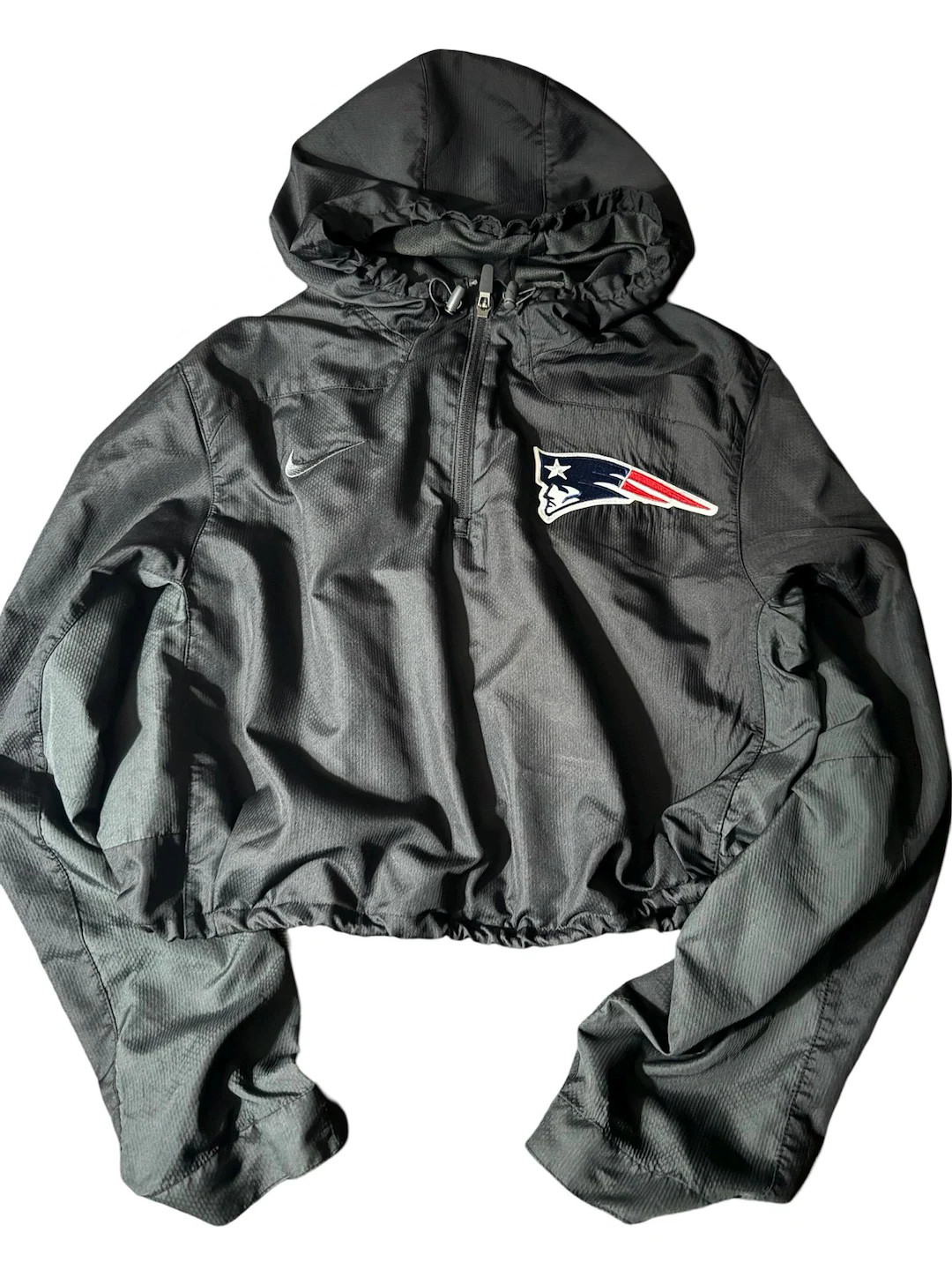 Patriots Windbreaker Black Cropped Vintage Pullovernfllarge - Etsy | Etsy (US)