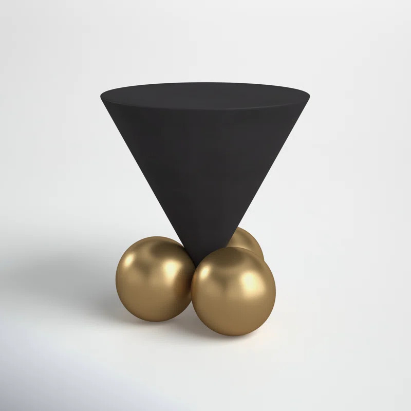 Nerissa Concrete Top End Table | Wayfair North America