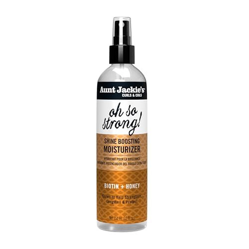 Aunt Jackie's Award-Winning Braid + Twist Collection Oh So Strong Shine Boosting Moisturizer, 12 fl oz | Amazon (US)