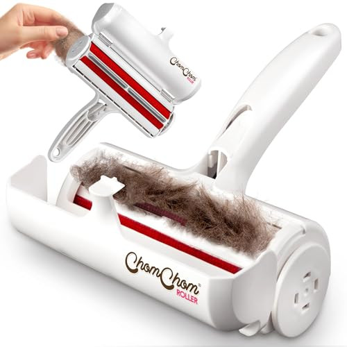 Chom Chom Roller Pet Hair Remover and Reusable Lint Roller - ChomChom Cat and Dog Hair Remover for Furniture, Couch, Carpet, Clothing and Bedding - Portable, Multi-Surface Fur Removal Tool | Amazon (US)