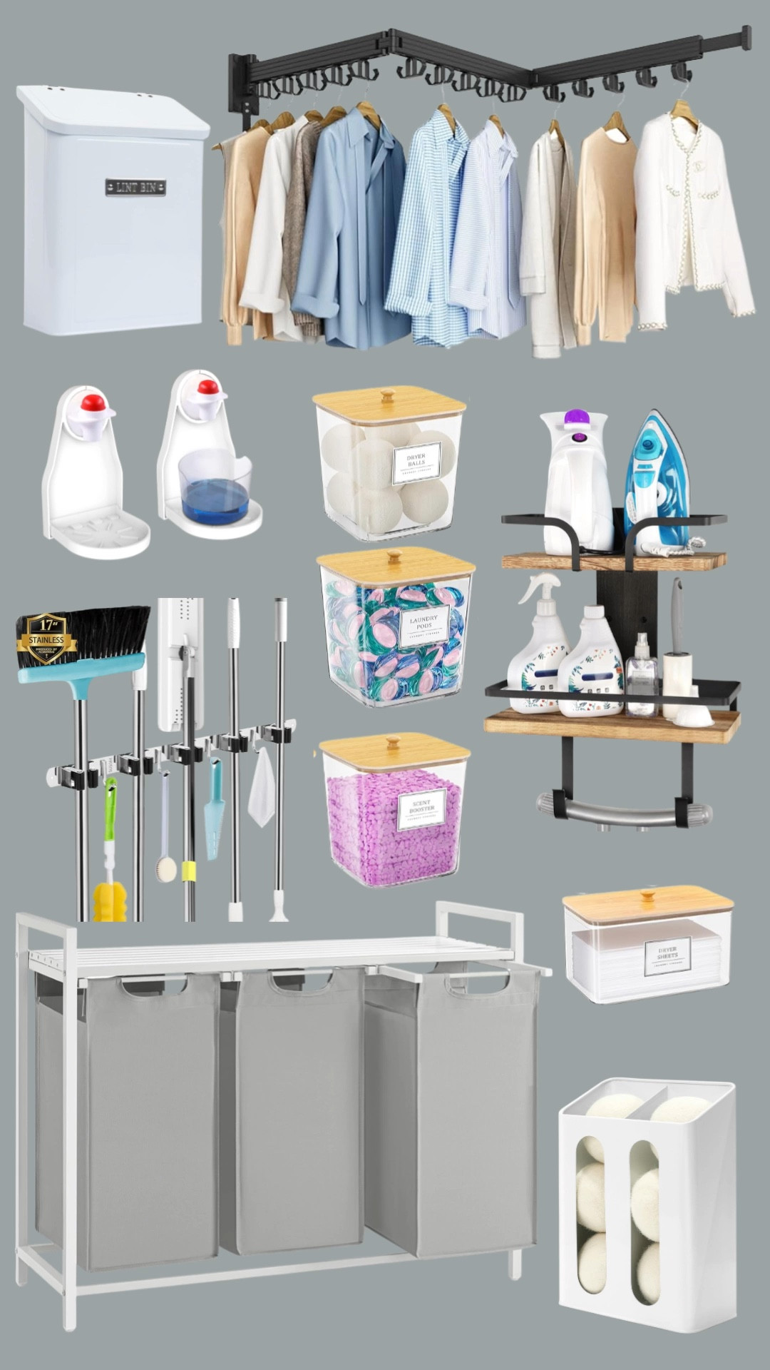 Laundry room home organization finds! 

#LTKHome
