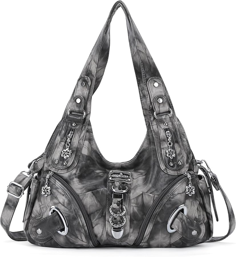 Angelkiss Hobo Purses and handbags for Women Satchel Handbag Women Purses Large Daily Shoulder Ba... | Amazon (US)