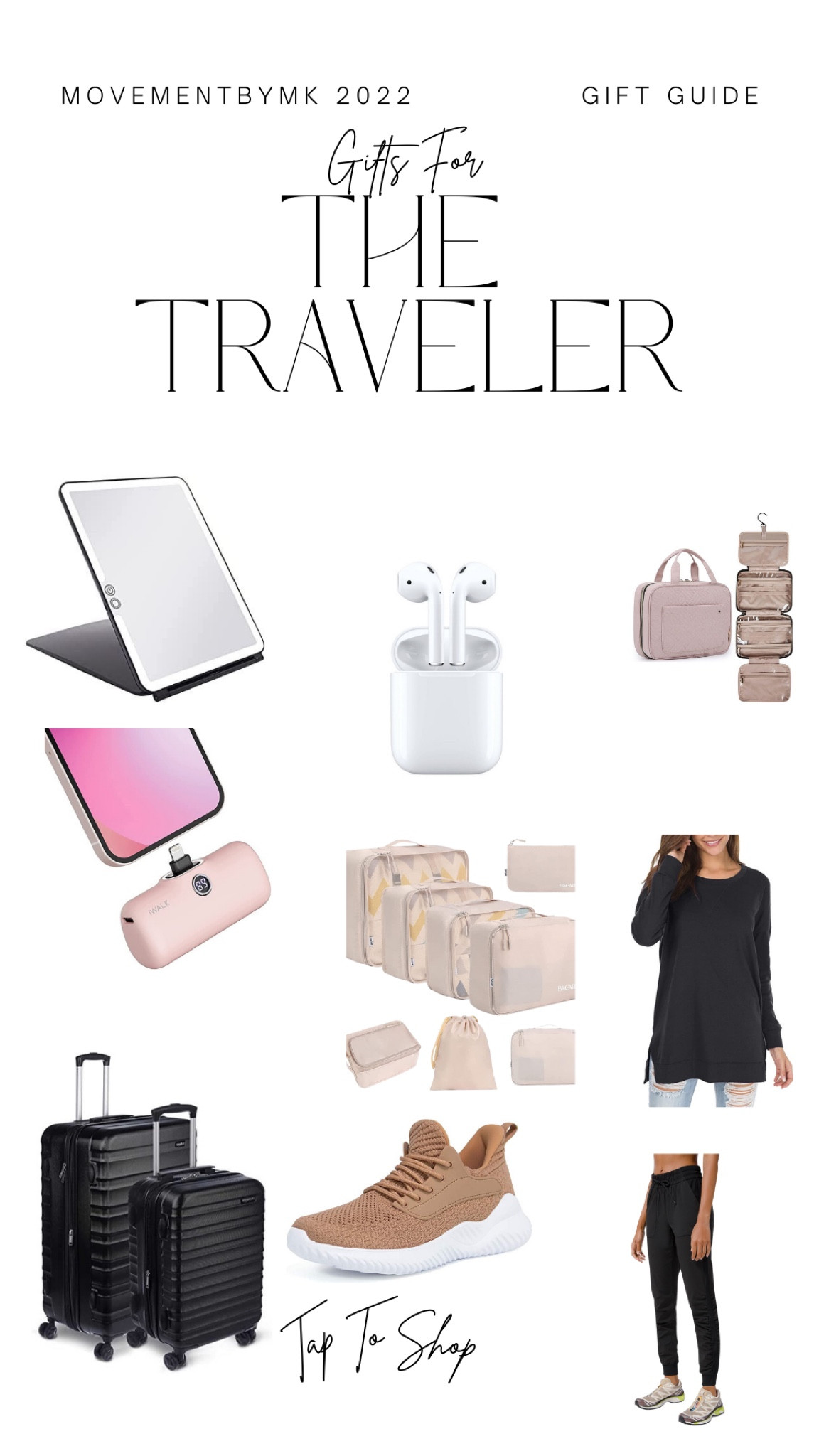 Gift guide for the traveler 🧳 🎁

#LTKtravel #LTKSeasonal #LTKHoliday