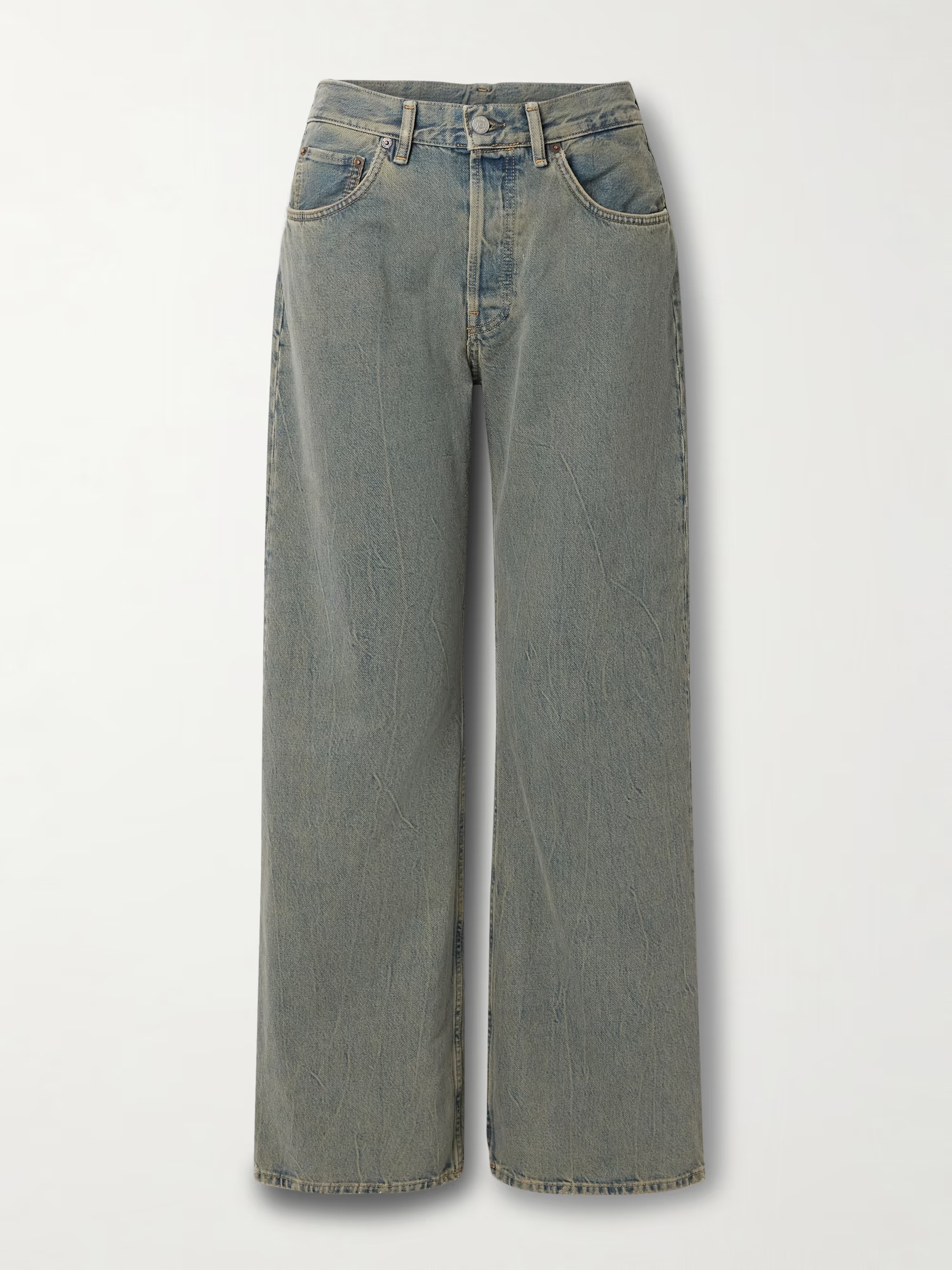 High-rise straight-leg jeans | NET-A-PORTER (US)