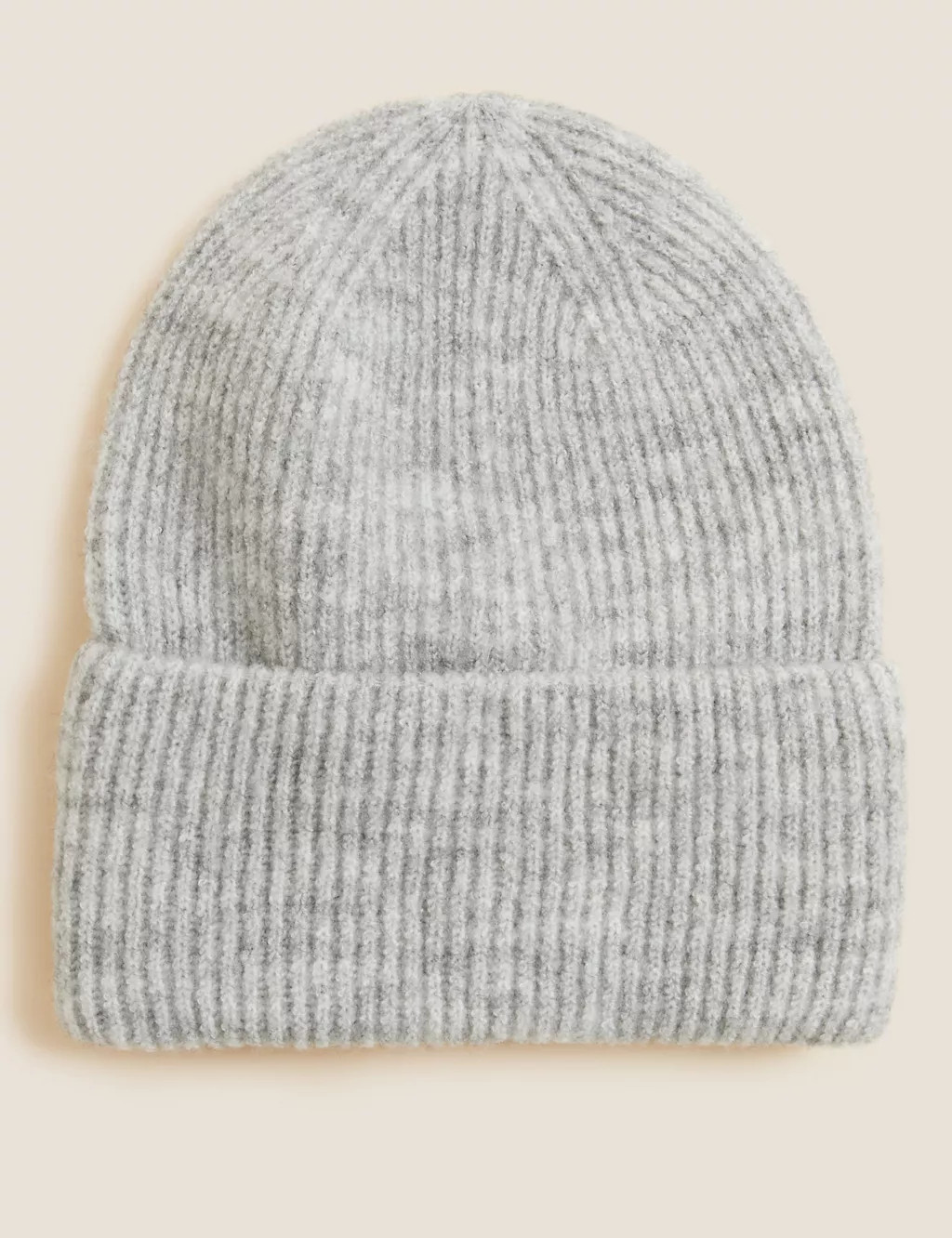 Knitted Rib Turn Up Beanie Hat | Marks & Spencer (UK)