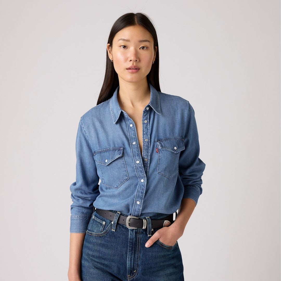 Levi's Iconic Western Denim Shirt - Women's XS | Levi's US