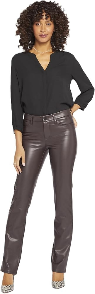 NYDJ Women's Marilyn Straight Denim Jeans - Classic Fit, Comfortable and Stylish Women's Straight... | Amazon (US)