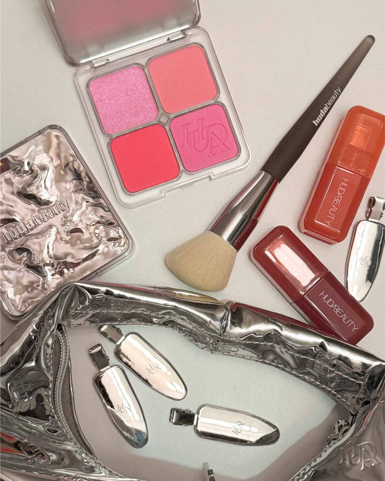 New makeup drop 💄 huda beauty blush filter blurring blushlighters! A hybrid of 3 soft brushes and one highlighter blush mix in each palette. I’m so excited for these blushes! I already adore their liquid blush filters and now she just released these super smooth, buildable, pigmented blush palettes for your favourite blush colour tones — pinks, peaches, and berry 😮‍💨 ♥️ I think this would make a super cute makeup gift for those who love blushes. It completes a makeup look! 
- 
Baby pink blushes, coral blush, peach blush, soft pink blush, bubblegum pink blush, mauve blush, rosewood blush, dusty rose blush, blush quad, blush palettes 

#LTKFindsUnder50 #LTKBeauty #LTKGiftGuide