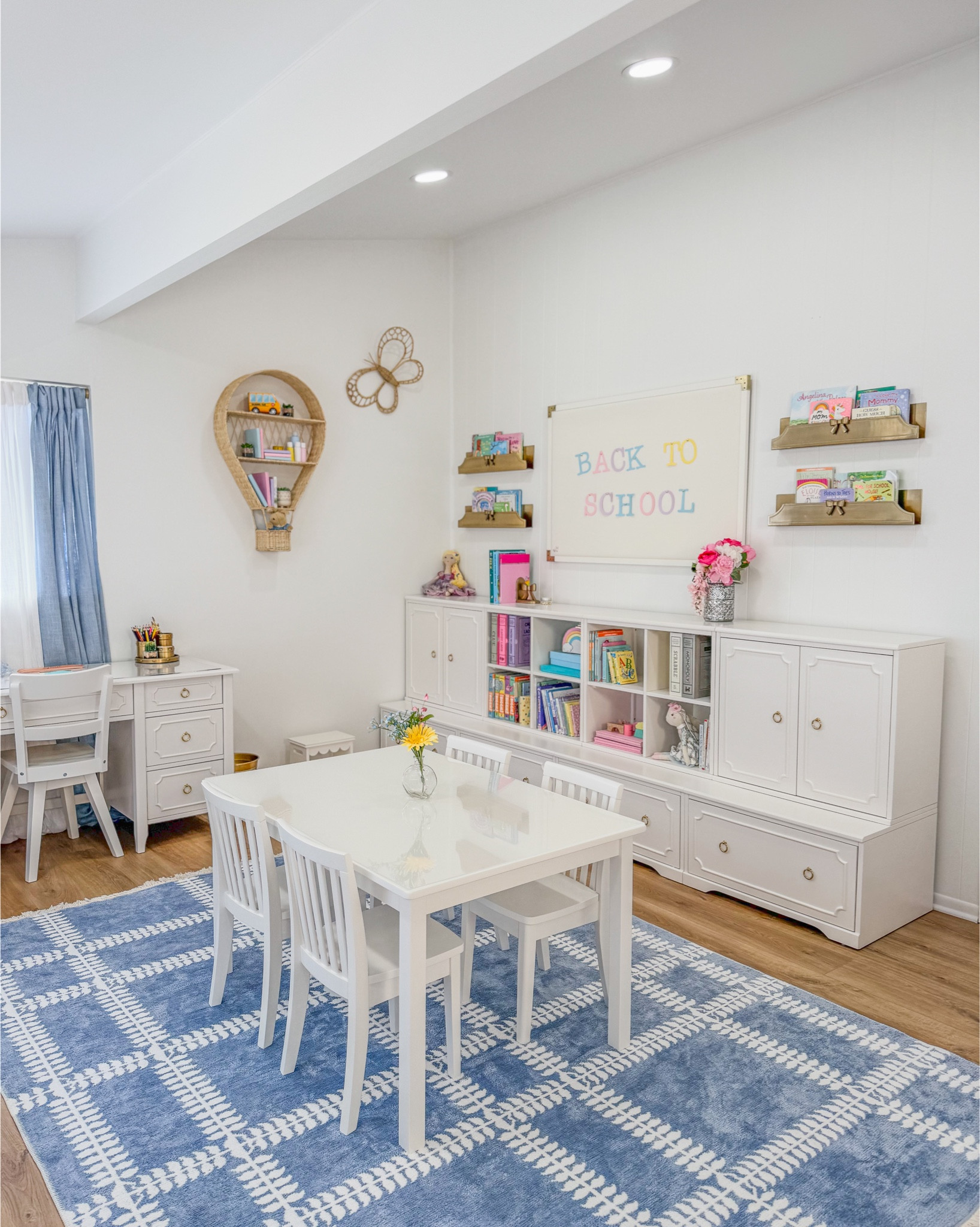 Kids Study Room Reveal! We had so much fun creating this homework/ art/ playroom for the kids! It’s been the perfect space for them to create, learn and play!


Playroom decor. Homework room. Study room. Office. Homeschool room. Home decor  

#LTKFamily #LTKHome #LTKKids