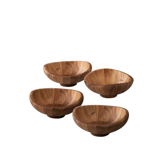 Nambe Butterfly Salad Bowls (Set of 4) | West Elm (US)