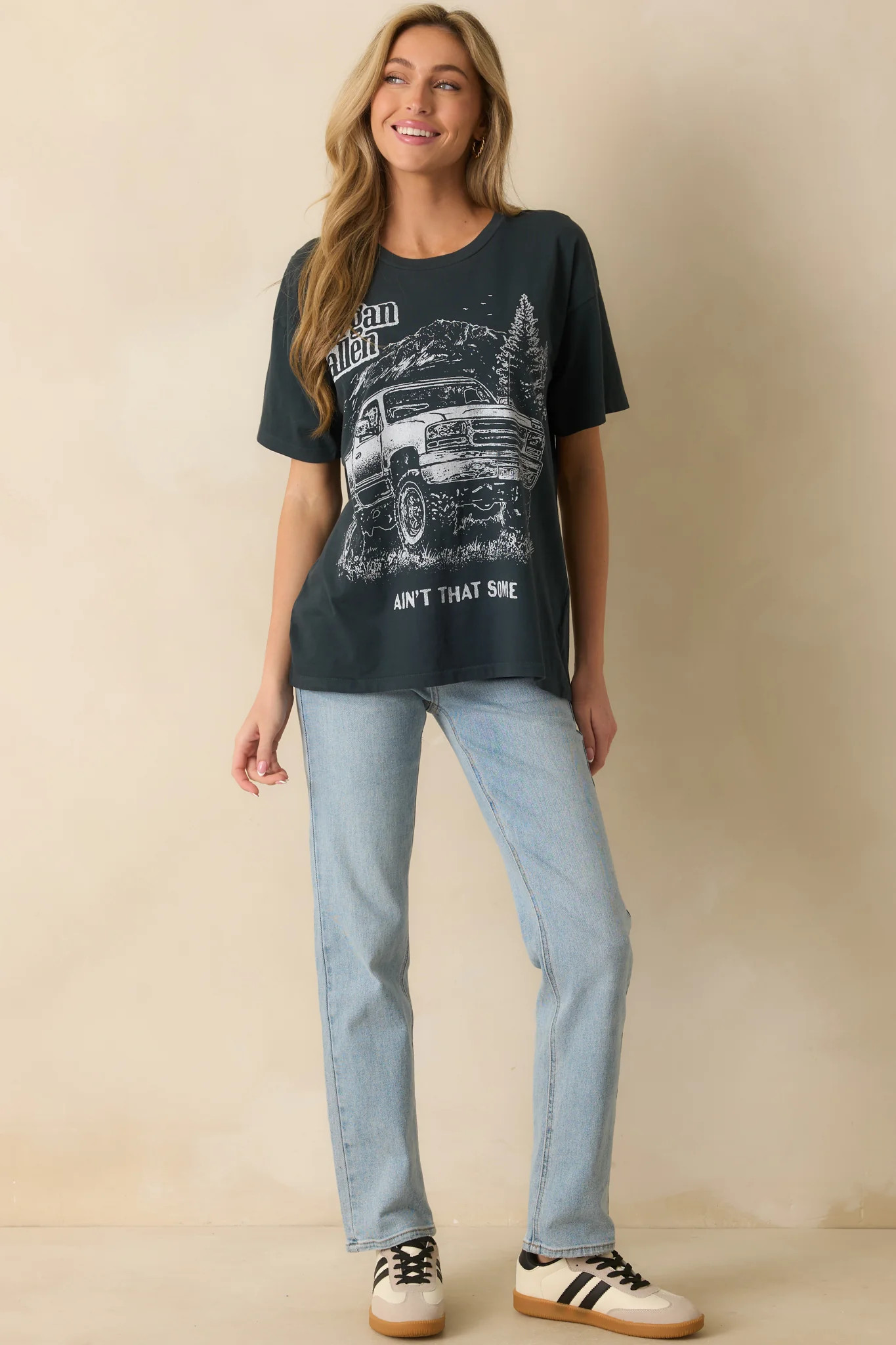 Morgan Wallen Ain't That Some Vintage Black Cotton Tee | Red Dress