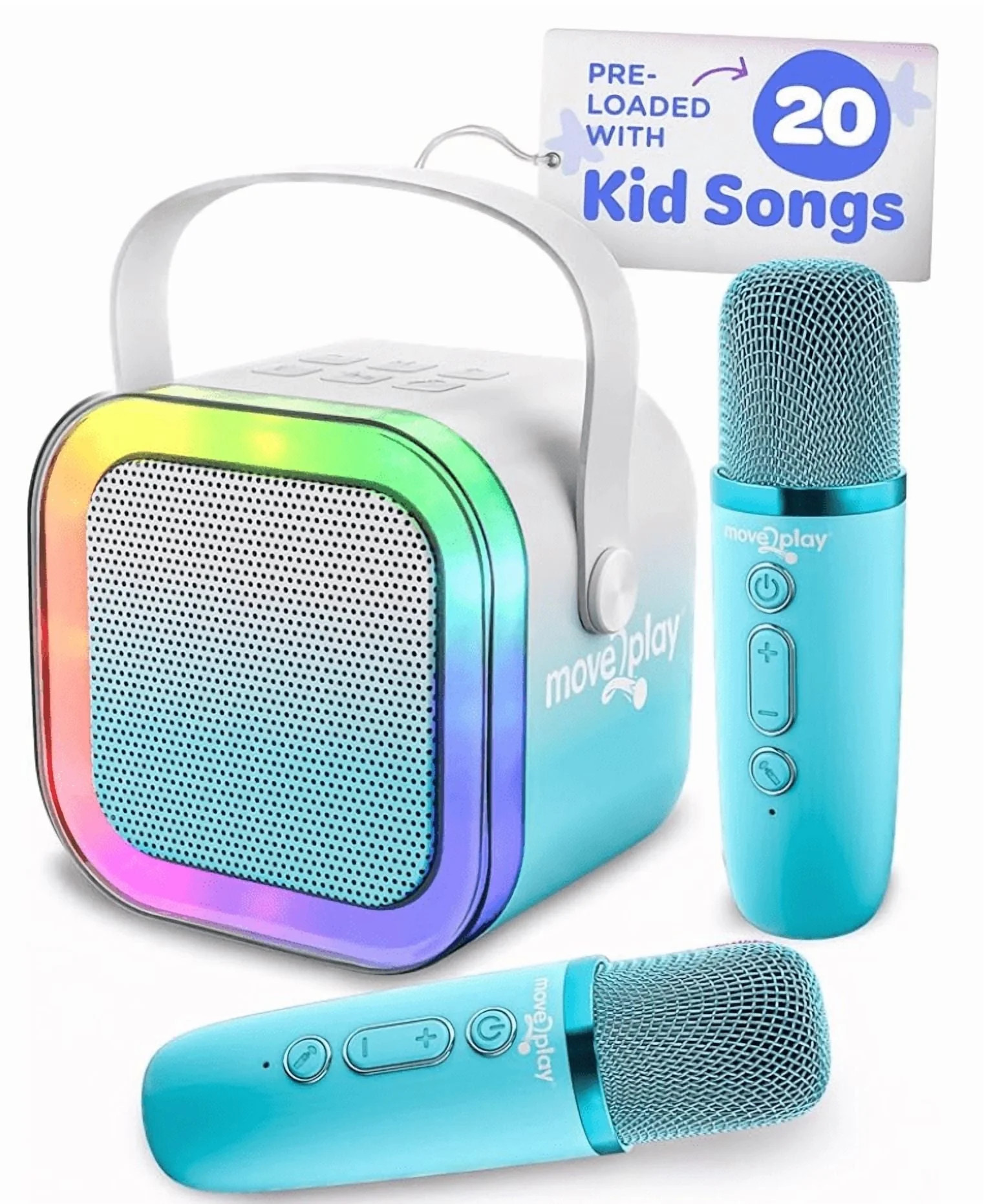 Move2Play Mini Karaoke Machine for Kids | includes 20+ Kids Songs | Connect with Bluetooth | Kids... | Walmart (US)
