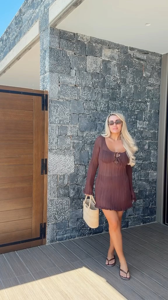 Beach outfit of the day 🌞

Chocolate brown, holiday outfit, beachwear, beach cover-up, swimwear, bikini, euro summer

#LTKuk #LTKsummer #LTKswimwear