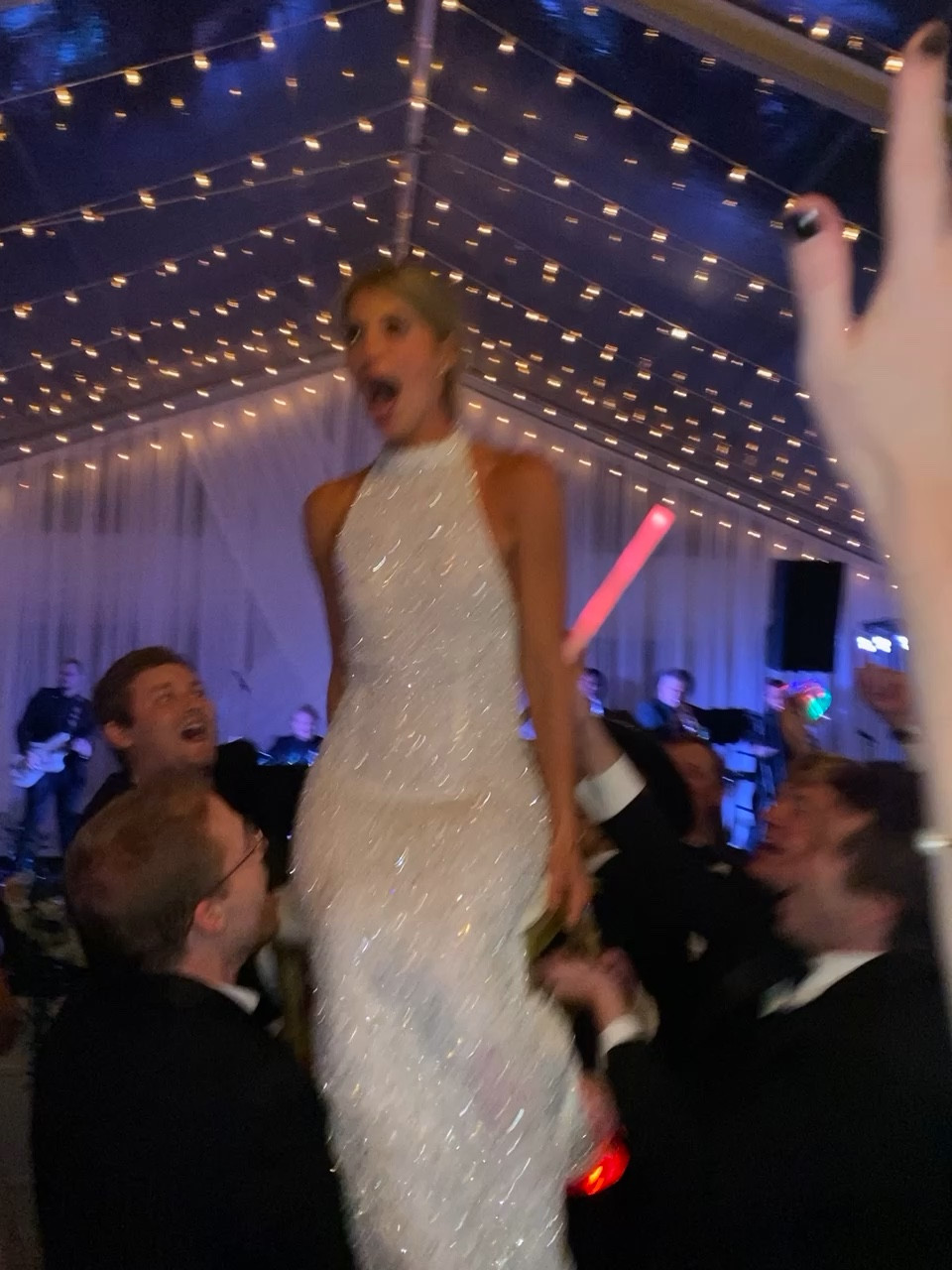 Ridiculous video but shows how fun this dress was to wear for my wedding reception !! It’s been such a hit and people remember it more than my wedding dress 

Sparkly wedding dress, backless dress for bride , sequin dress for bride , reception change dress, second wedding dress , white sequin dress, bridal wardrobe, wedding style , bridal style , holiday wedding, fun dresses for brides , white backless formal gown , white gown , white formal dress 

#LTKHoliday #LTKwedding