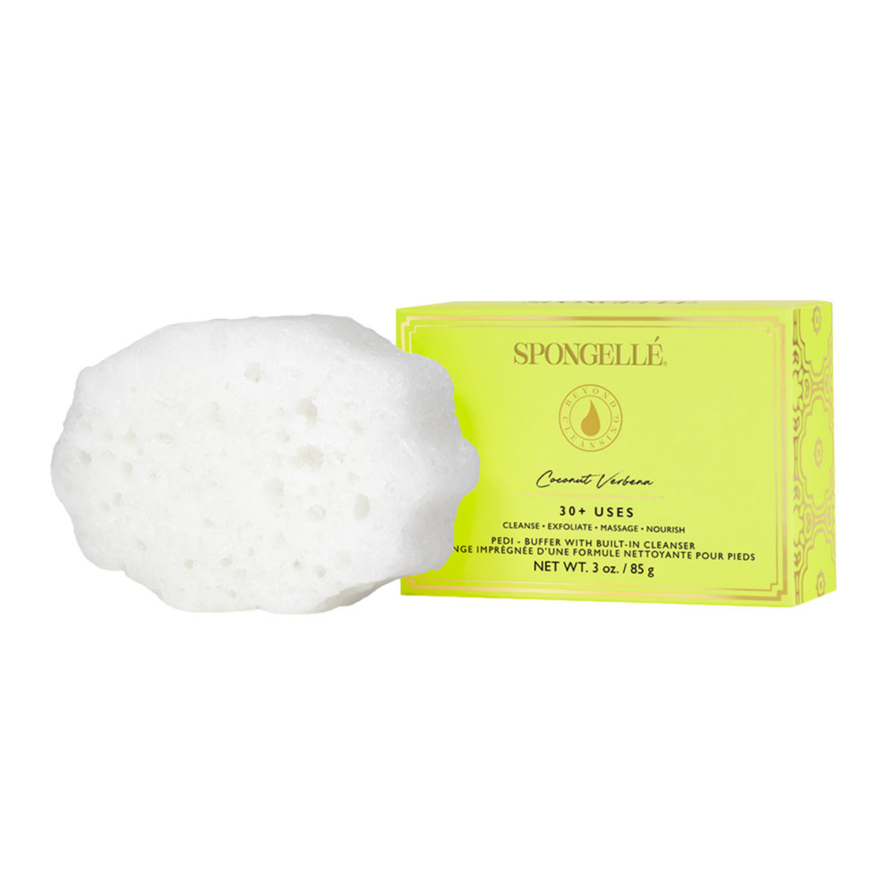 SPONGELLE Daisy Collection Pedi Buffer Coconut Verbena | Ulta