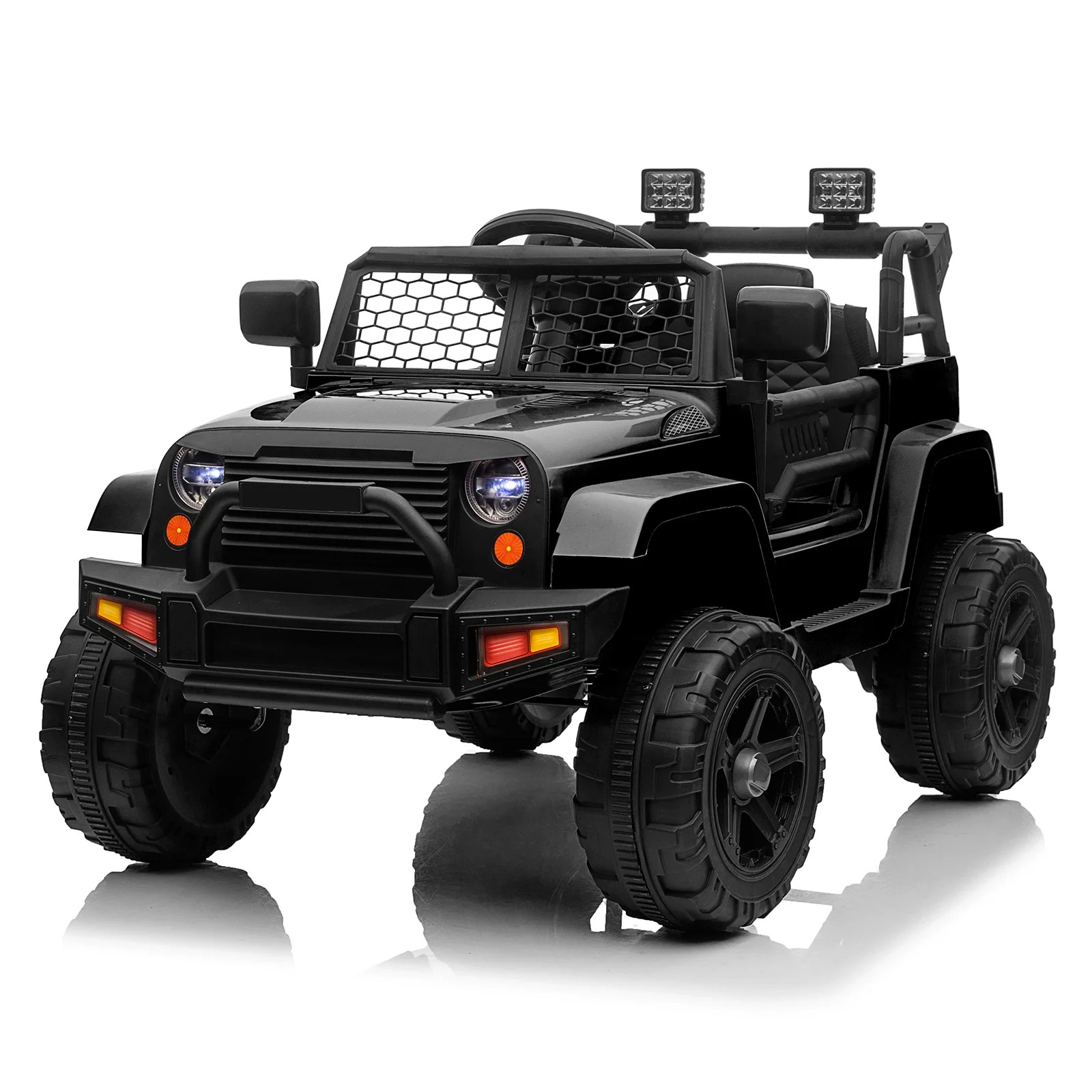 CIYOYO CIYOYO 12V Kids Ride on toys Car with Remote Control, Spring Suspension, LED Lights, Bluet... | Walmart (US)
