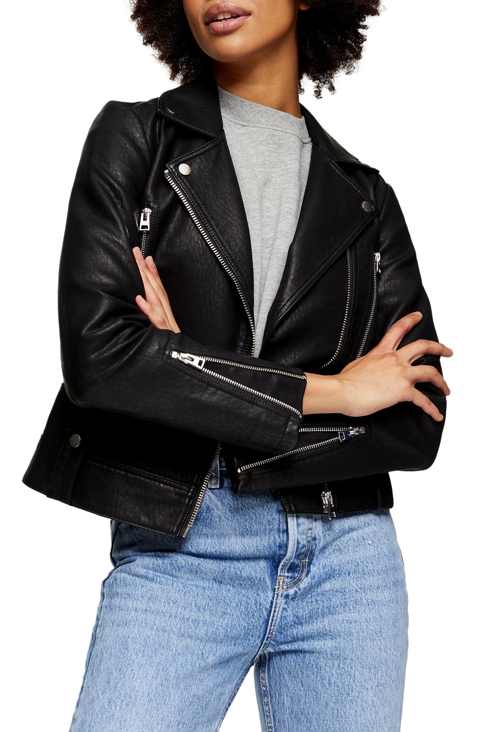 Fred Faux Leather Biker Jacket | Nordstrom