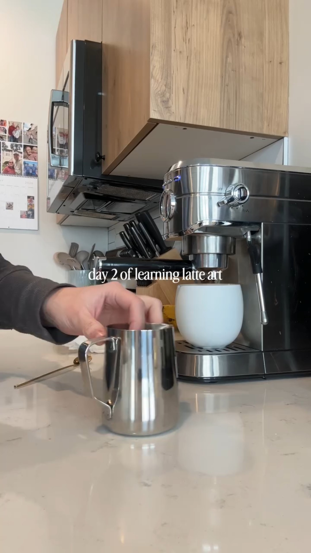 my latte art journey | day 2 🥚

— coffee at home, learning latte art, latte art for beginners, stay at home barista, sahm #latteart #coffeeaddict #baristawannabe

#LTKmomlife #LTKdayinmylife #LTKHome