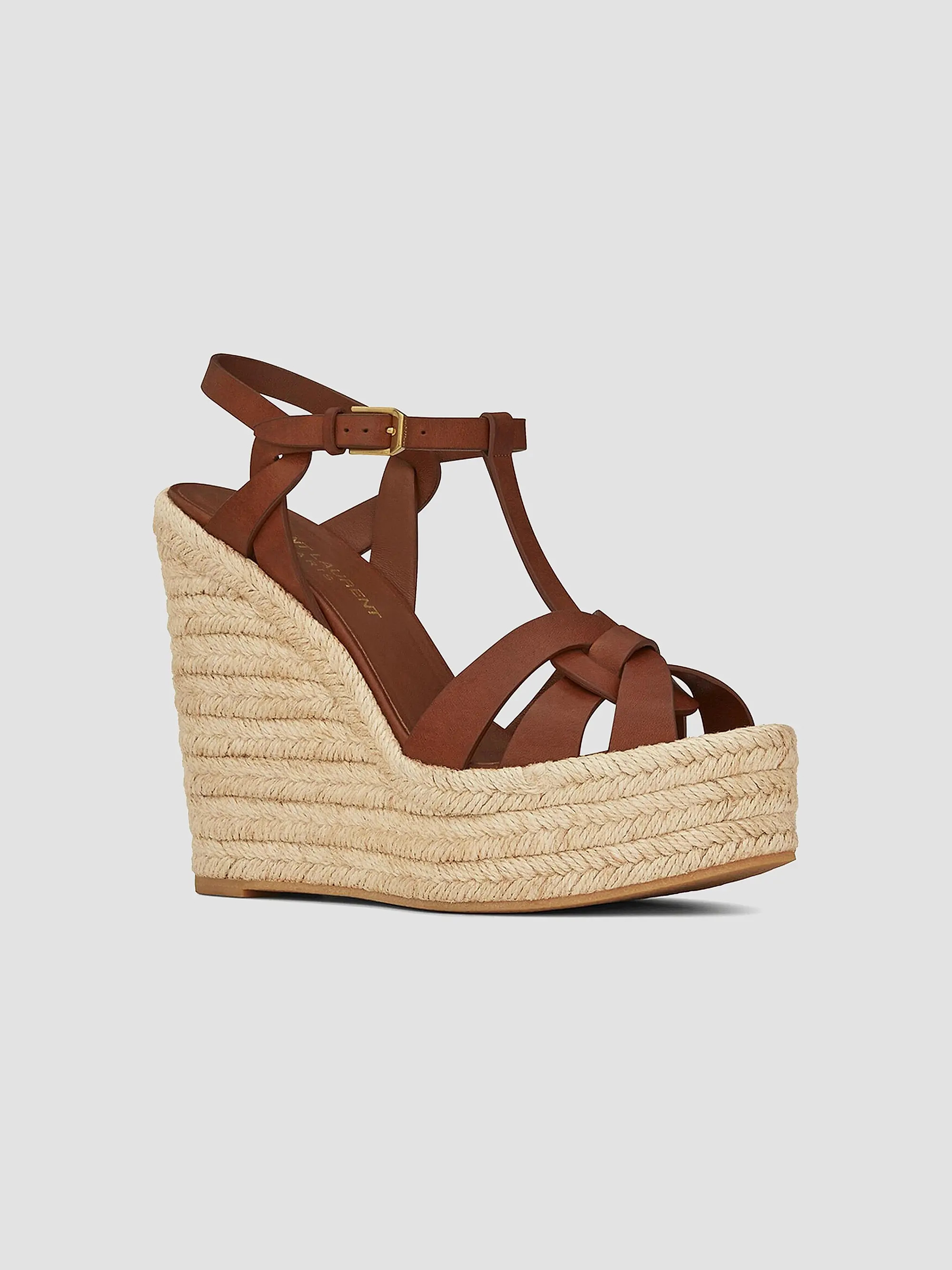 Tribute Leather Espadrille Wedge Sandals | Saks Fifth Avenue