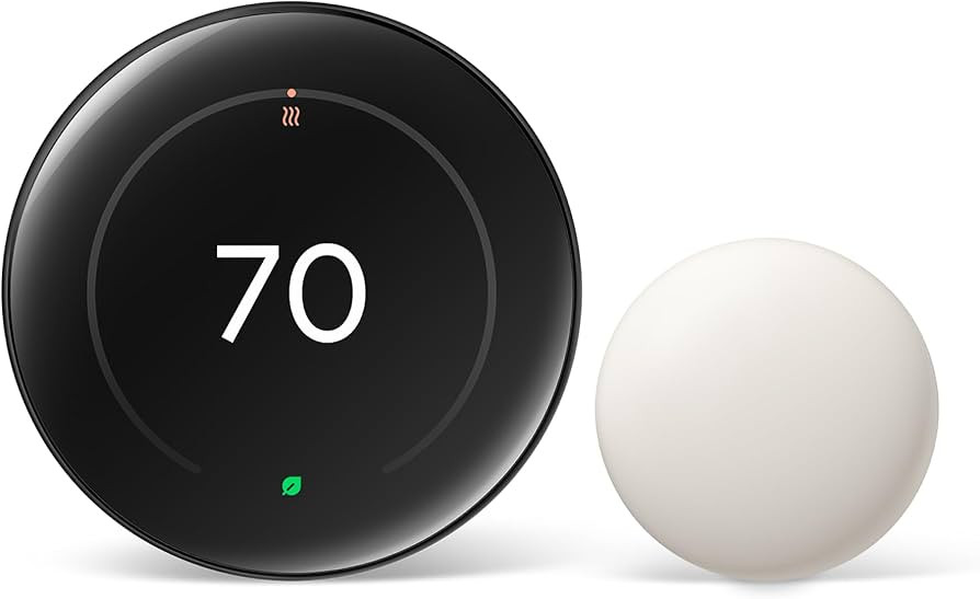 Google Nest Learning Thermostat (4th Gen, 2024) with Nest Temperature Sensor - Energy Saving Smar... | Amazon (US)