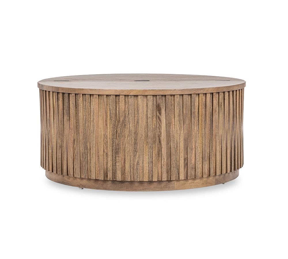 Coloma Round Storage Coffee Table (40") | Pottery Barn (US)
