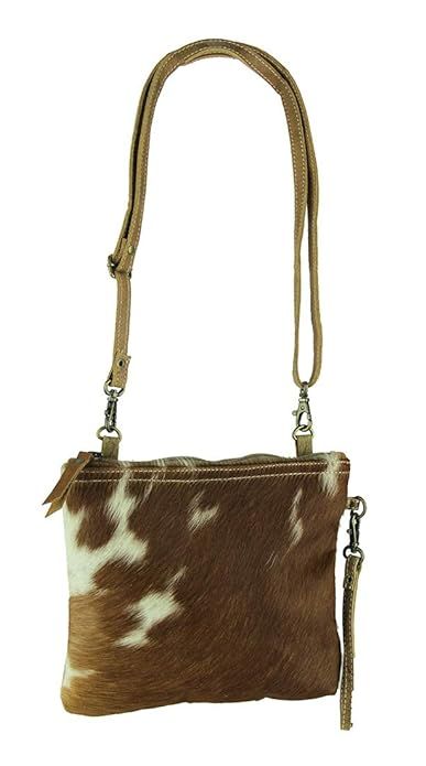 Myra Bag White & Brown Cowhide Shade Bag S-1171 | Amazon (US)