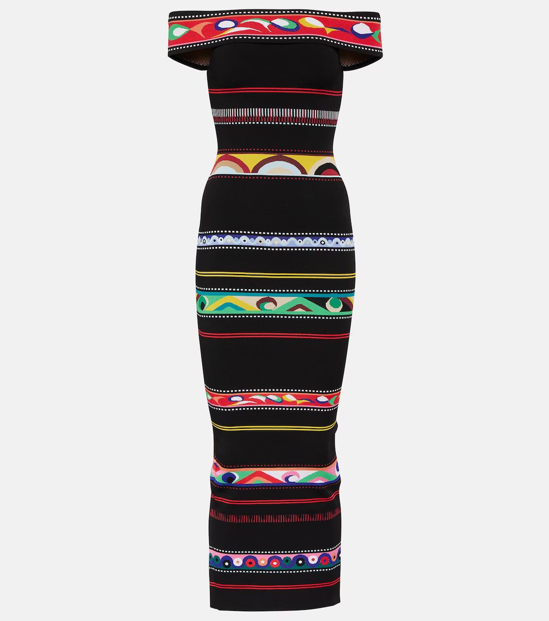 Striped off-shoulder maxi dress | Mytheresa (US/CA)