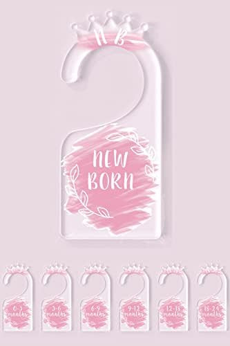 OneDream Baby Closet dividers Hanger separators - Set of 7 Baby Clothes dividers for Closet from ... | Amazon (US)