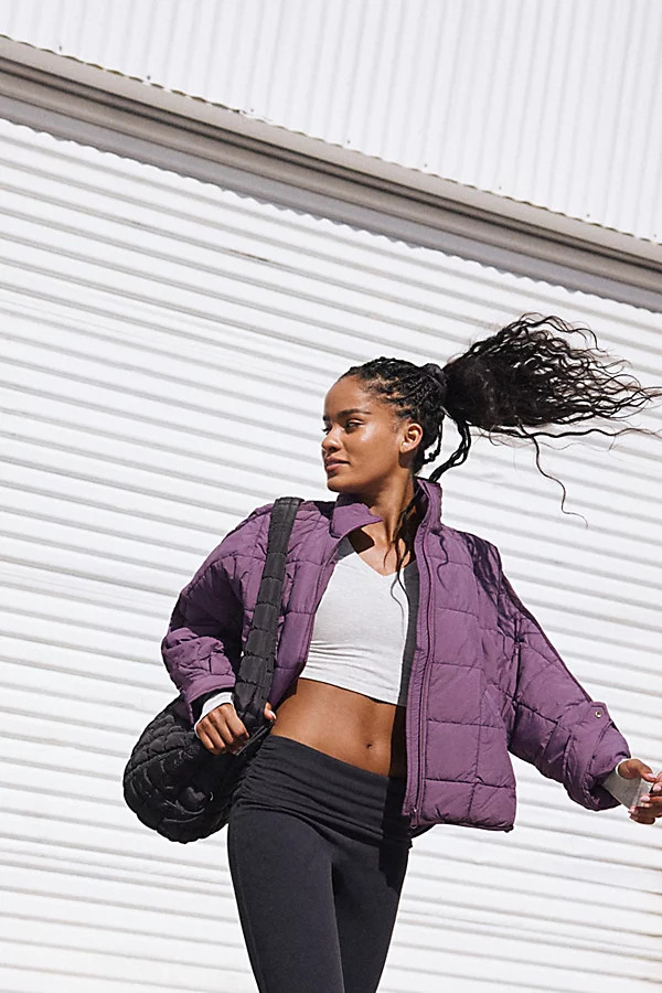 Pippa Packable Puffer Jacket by FP Movement at Free People, Black Berry, M | Free People (Global - UK&FR Excluded)