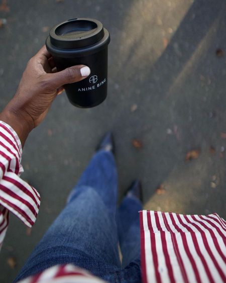 Easy to wear, simple chic styling for an elevated everyday outfit with straight leg jeans and coffee on the go.

#LTKworkwear #LTKstyletip #LTKMostLoved