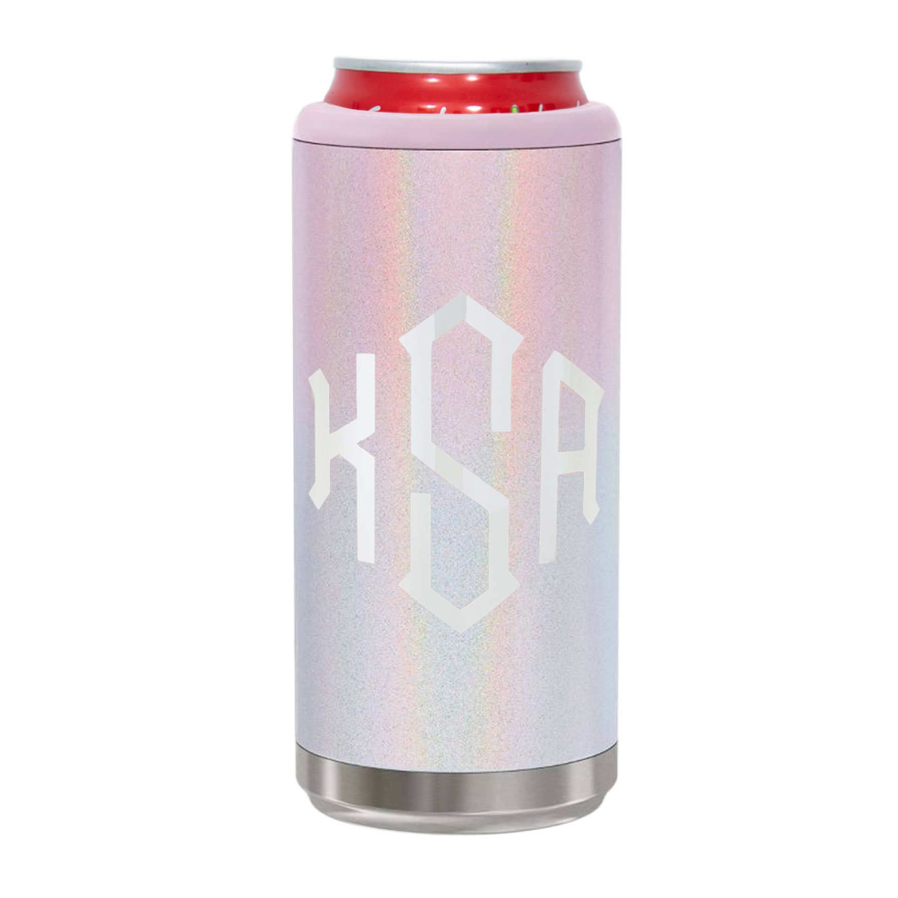 Monogrammed Slim Can Koolie | Marleylilly