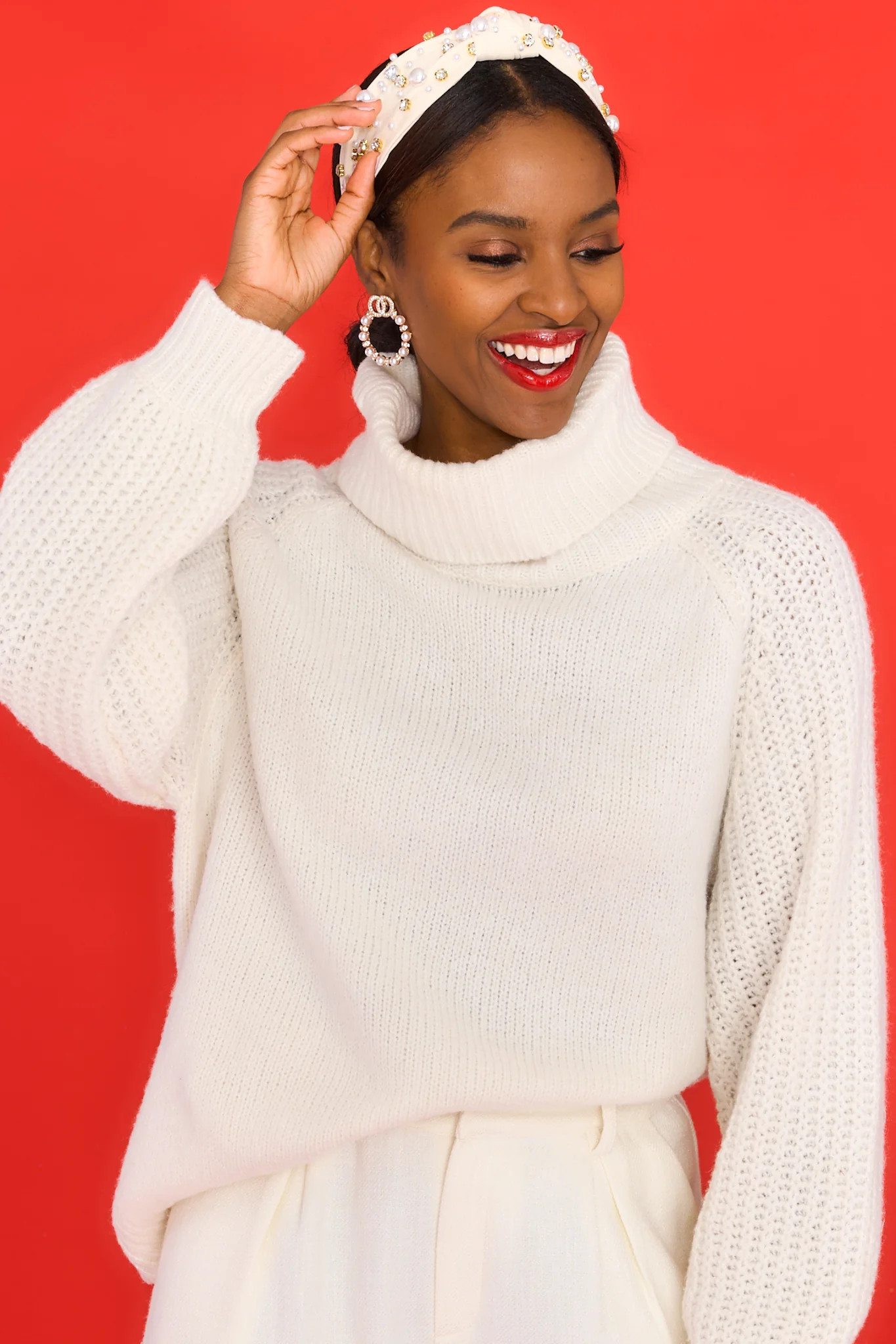 Be Better Ivory Sweater | Red Dress 