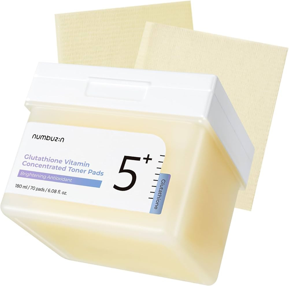 numbuzin No.5 Toner Pads | Vitamin-Niacinamide Concentrated Pad | Double-Sided | Glutathione, Nia... | Amazon (US)