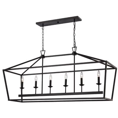 Carmen 6-Light Kitchen Island Linear Pendant | Wayfair North America