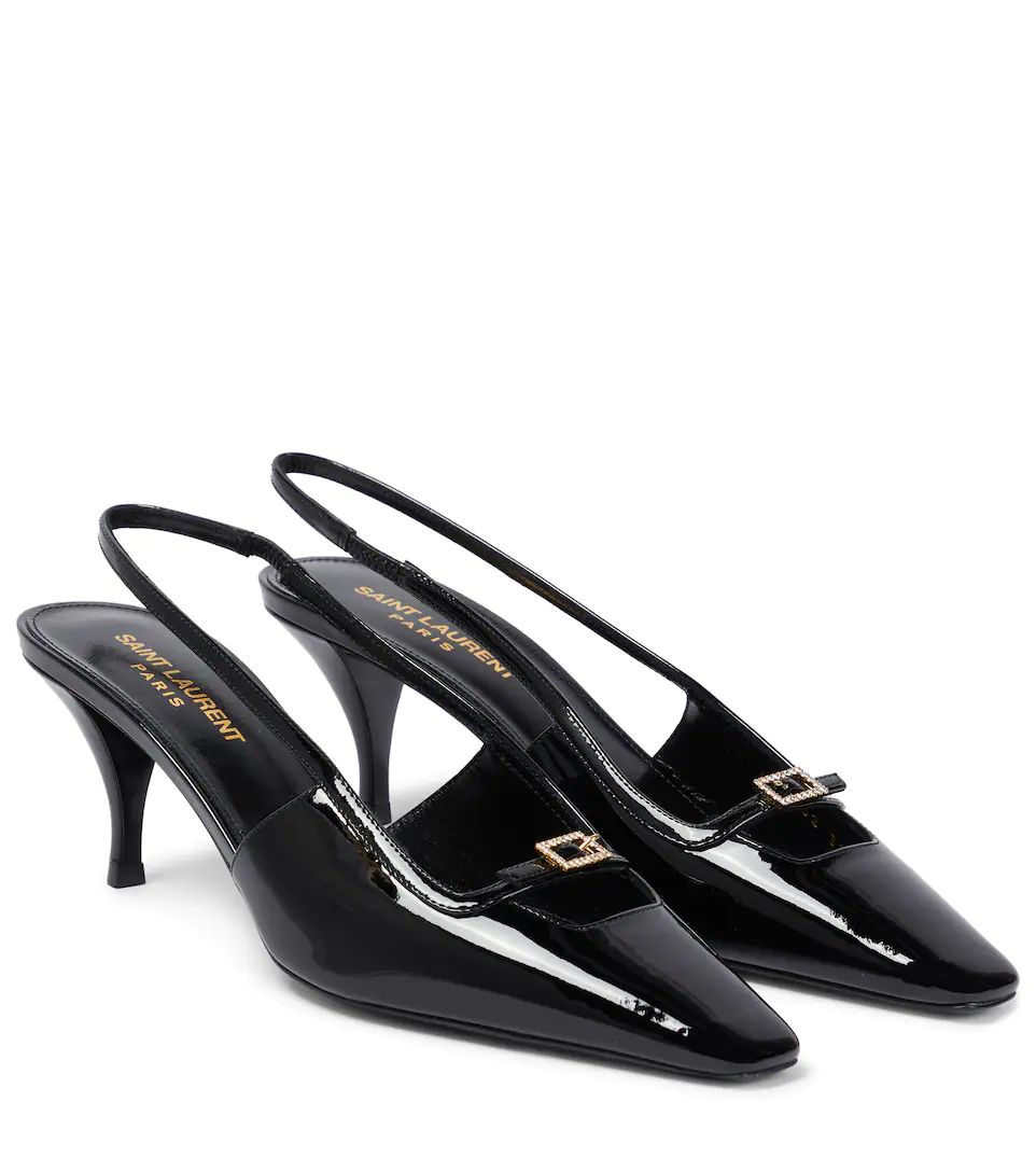 Blade patent leather slingback pumps | Mytheresa (US/CA)