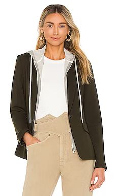 Central Park West Fanning Dickie Blazer in Army Green from Revolve.com | Revolve Clothing (Global)